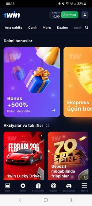 1Win bonuslarından niyə istifadə etməli?